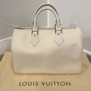 Louis Vuitton Speedy 25 Epi off-White